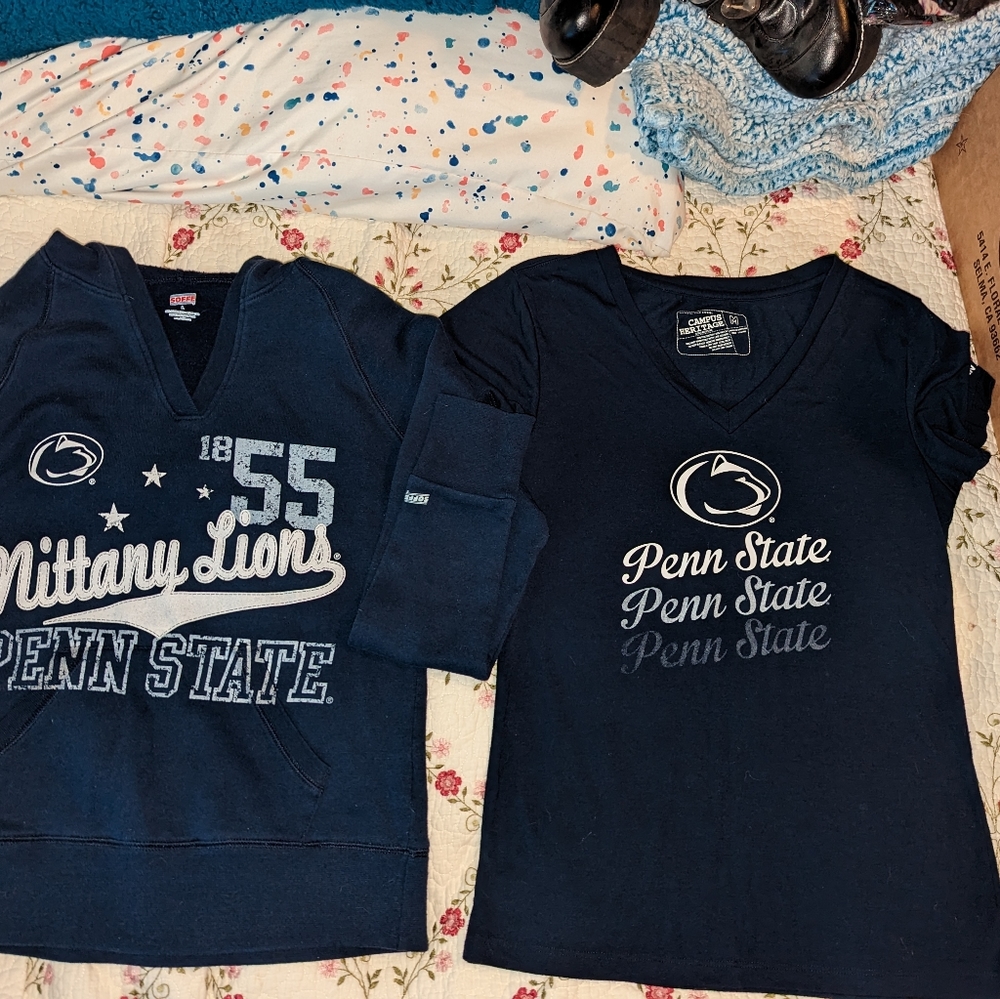 3 women's penn state shirts